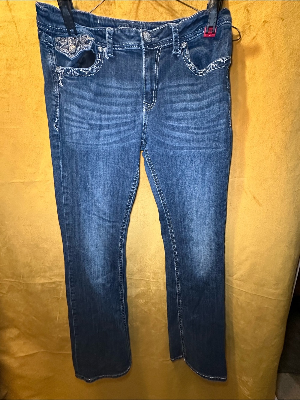 Grace Medium Wash Bootcut Jeans in Denim Blue